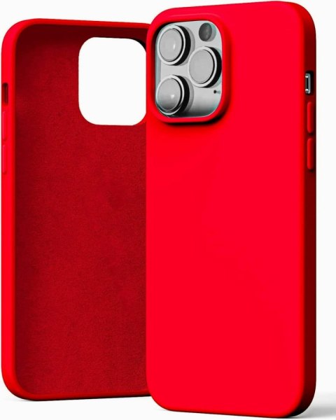 ETUI APPLE IPHONE 14 PRO SILIKONOWE CZERWONE