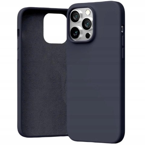 ETUI APPLE IPHONE 14 PRO SILIKONOWE GRANATOWE