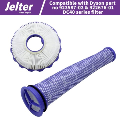 FILTRY ZAMIENNE DO DYSON DC40 WSTĘPNY I HEPA 923587-02 922676-01