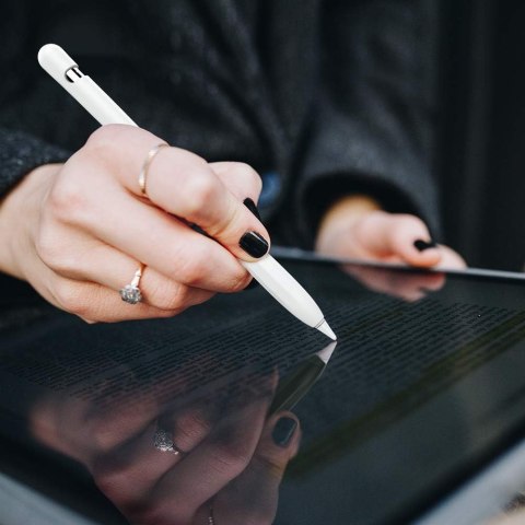 POKROWIEC OCHRONNY CASE ETUI APPLE PENCIL 1 NA RYSIK BIAŁY