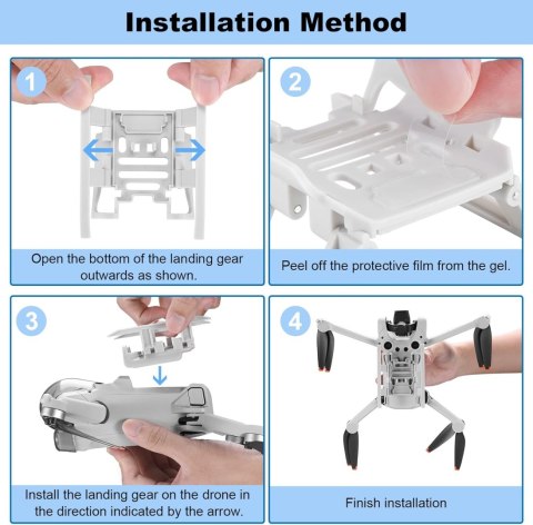 PRZEDŁUŻONE NÓŻKI PODWOZIE DO LĄDOWANIA STOJAK DRON DJI MINI 3 PRO