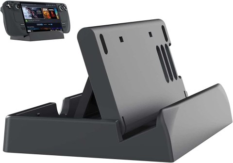 STOJAK SKŁADANY PODSTAWKA UCHWYT POD STEAM DECK SWITCH TELEFON TABLET BLACK