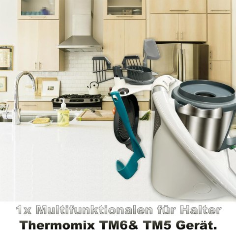 UCHWYT DO THERMOMIX TM6 TM5 WIELOFUNKCYJNY ORGANIZER NA 6 AKCESORIÓW BIAŁY