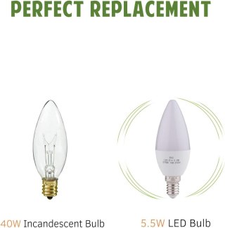 ŻARÓWKI ŚWIECZKOWE LED E14 BIAŁY CIEPŁY 5,5W 2700K 550LM C37 3szt