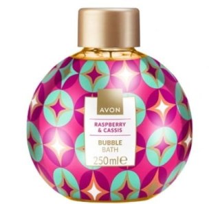 AVON PŁYN DO KĄPIELI RASBERRY&CASSIS MALINA CZARNA PORZECZKA ŚWIĘTA 250ML