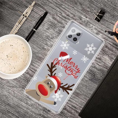 SZKŁO HARTOWANE ETUI BEZBARWNE SAMSUNG GALAXY A42 5G MERRY CHRISTMAS