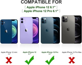 3X SZKŁO ETUI IPHONE 12/12 PRO 6.1' PRZEZROCZYSTE