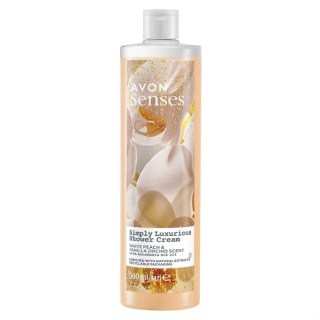 AVON KREMOWY ŻEL POD PRYSZNIC SIMPLY LUXURIOUS BRZOSKWINIA WANILIA 500ML