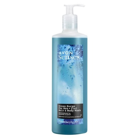 AVON ŻEL DO MYCIA CIAŁA I WŁOSÓW OCEAN SURGE MIĘTA BRYZA ŚWIEŻY 720ML