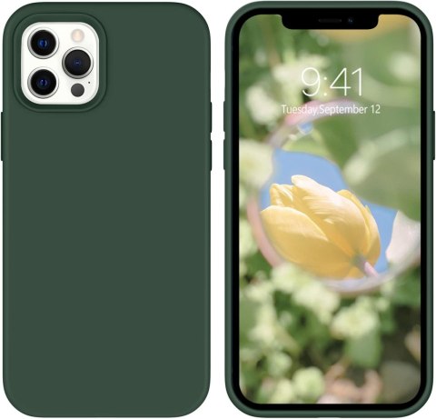 ETUI IPHONE 12 PRO MAX 6.7' ZIELONE SILIKONOWE MOCNE ETUI IPHONE 12 PRO MAX 6.7' ZIELONE SILIKONOWE MOCNE