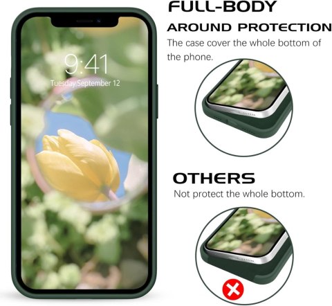 ETUI IPHONE 12 PRO MAX 6.7' ZIELONE SILIKONOWE MOCNE ETUI IPHONE 12 PRO MAX 6.7' ZIELONE SILIKONOWE MOCNE