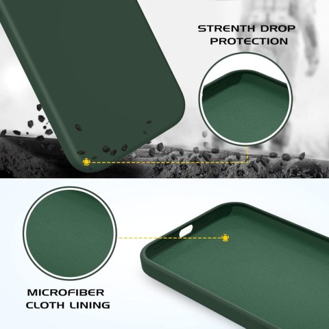 ETUI IPHONE 12 PRO MAX 6.7' ZIELONE SILIKONOWE MOCNE ETUI IPHONE 12 PRO MAX 6.7' ZIELONE SILIKONOWE MOCNE