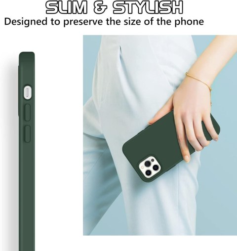 ETUI IPHONE 12 PRO MAX 6.7' ZIELONE SILIKONOWE MOCNE ETUI IPHONE 12 PRO MAX 6.7' ZIELONE SILIKONOWE MOCNE