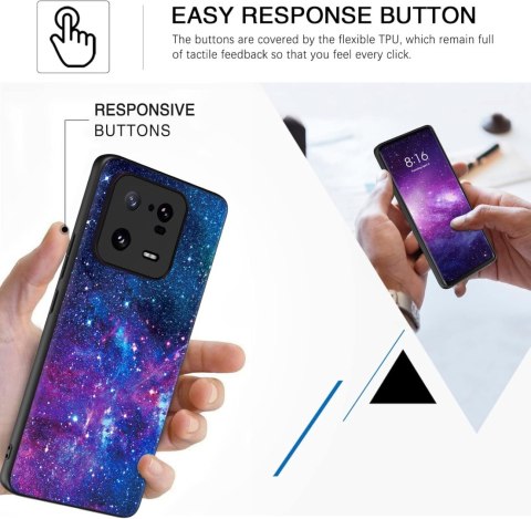 ETUI SILIKONOWE XIAOMI 13 PRO 6.73" LEKKIE CIENKIE GALAXY KOSMOS 2210132G