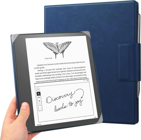 FUTERAŁ ETUI GRANATOWE CZYTNIK AMAZON KINDLE SCRIBE 10.2/BOOX NOTE AIR 2