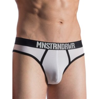 MAJTKI MĘSKIE MANSTORE JOCK BRIEF STRAP BIAŁE M811 XXL