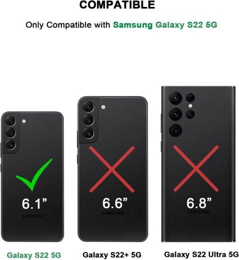 PRZEZROCZYSTE ETUI GALAXY S22 CASE GRANATOWA RAMKA PRAKTYCZNE PRZEZROCZYSTE ETUI GALAXY S22 CASE GRANATOWA RAMKA PRAKTYCZNE