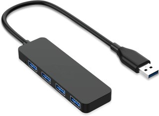 ROZDZIELACZ USB HUB 4-PORTOWY 3.0 NIEBIESKIE PORTY DO PC