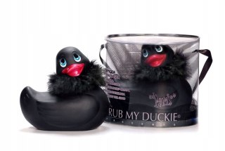 STYMULATOR ŁECHTACZKI MASAŻER KACZUSZKA I RUB MY DUCK PARIS CZARNA BOA