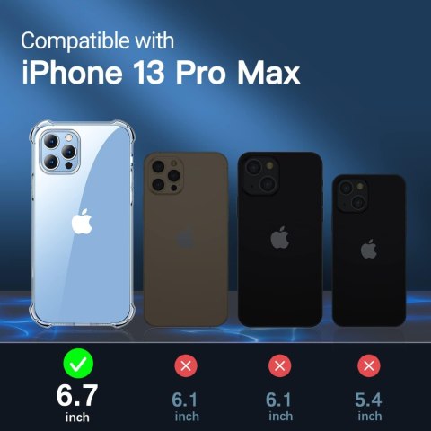 2x SZKŁO ETUI IPHONE 13 PRO MAX PRZEZROCZYSTE