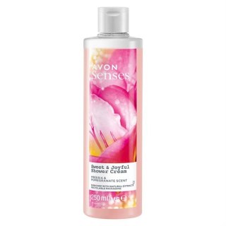 AVON ŻEL POD PRYSZNIC SWEET&JOYFUL FREZJA GRANAT 250ML