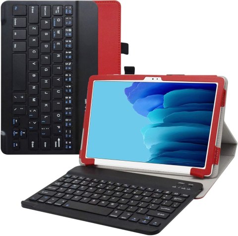 CZERWONE ETUI SAMSUNG GALAXY TAB A7 10.4' KLAWIATURA