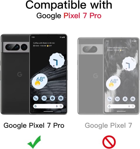 ETUI DO TELEFONU GOOGLE PIXEL 7 PRO CZARNE MATOWE