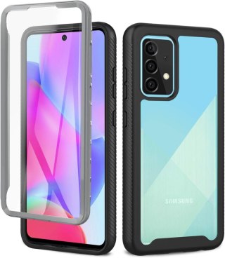 ETUI SAMSUNG GALAXY A52 5G/4G PRZÓD TYŁ 360 BLACK