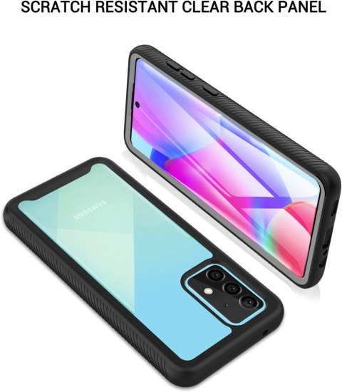 ETUI SAMSUNG GALAXY A52 5G/4G PRZÓD TYŁ 360 BLACK