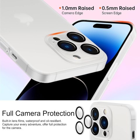 ETUI TWARDE PLASTIKOWE APPLE IPHONE 14 PRO 6.1" BIAŁE MATOWE MLECZNE ETUI TWARDE PLASTIKOWE APPLE IPHONE 14 PRO 6.1" BIAŁE MATOWE MLECZNE