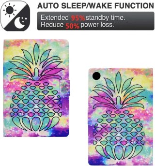 ETUI ZAMYKANE SAMSUNG GALAXY TAB S8 2022 ANANAS