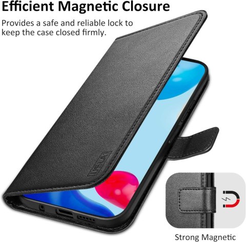 ZAMYKANE ETUI XIAOMI REDMI NOTE 11/11S CZARNE