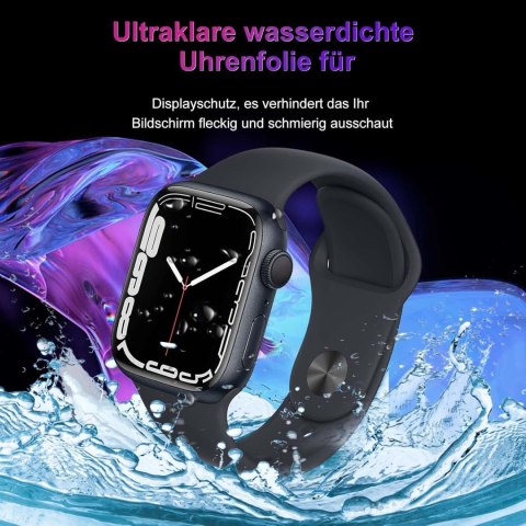 4x FOLIA OCHRONNA NA ZEGAREK APPLE WATCH 7/8 45MM