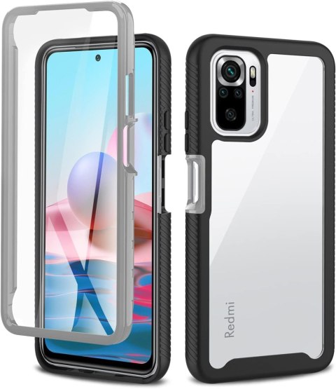 CASE 2 STRONY XIAOMI REDMI NOTE 10 CZARNE BOKI