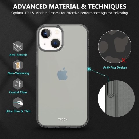 ETUI APPLE IPHONE 13 MINI 5.4' 2021 SZARE +SZKŁO