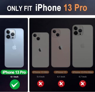 ETUI APPLE IPHONE 13 PRO 5G RÓŻ NIEBIESKI +SZKŁO