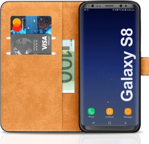 ETUI SAMSUNG GALAXY S8 CASE SKŁADANY Z KLAPKĄ CZARNY