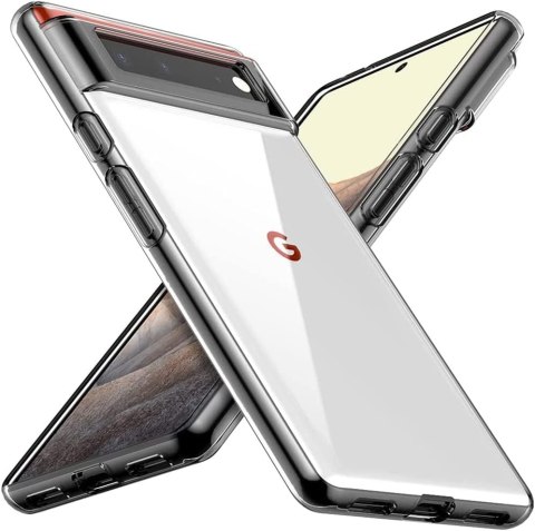 ETUI SILIKONOWE DO GOOGLE PIXEL 6 PRO BEZBARWNE PLECKI GA03164