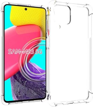 ETUI SILIKONOWE SAMSUNG GALAXY M53 5G TRANSPARENTNE SM-M536S