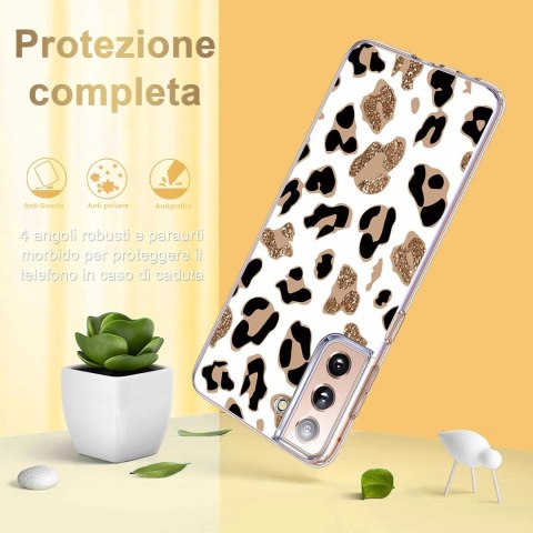 ETUI SILIKONOWE SAMSUNG GALAXY S21 5G MOTYW PANTERKI ELEGANCKI SM-G991B