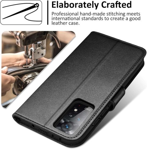 ETUI Z KLAPKĄ REDMI NOTE 11 PRO 4G/5G 6.67" CASE Z EKOSKÓRY ELEGANCKI ETUI Z KLAPKĄ REDMI NOTE 11 PRO 4G/5G 6.67" CASE Z EKOSKÓRY ELEGANCKI