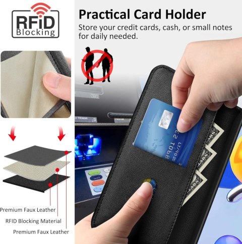 ETUI Z KLAPKĄ REDMI NOTE 11 PRO 4G/5G 6.67" CASE Z EKOSKÓRY ELEGANCKI ETUI Z KLAPKĄ REDMI NOTE 11 PRO 4G/5G 6.67" CASE Z EKOSKÓRY ELEGANCKI