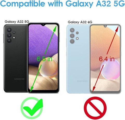 ETUI ZAMYKANE SAMSUNG GALAXY A32 5G RÓŻOWY CASE