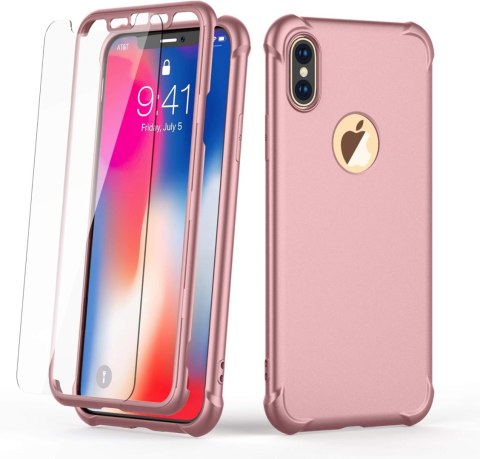 PLECKI MOCNE ETUI SZKŁO IPHONE XS MAX 6,5' RÓŻOWE PLECKI MOCNE ETUI SZKŁO IPHONE XS MAX 6,5' RÓŻOWE