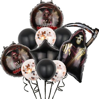 BALONY HALLOWEEN ZESTAW DEKORACJI 28 SZTUK