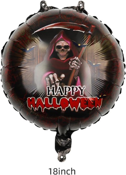 BALONY HALLOWEEN ZESTAW DEKORACJI 28 SZTUK