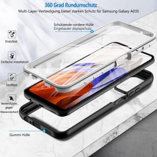 ETUI CZARNE SAMSUNG GALAXY A03S SZKŁO EKRAN