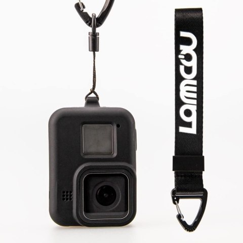 ETUI GoPro HERO 8 SILIKONOWE CZERWONE 3X SZKŁO