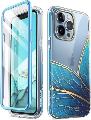 ETUI IPHONE 13 PRO 6.1' MOTYL NIEBIESKI CASE