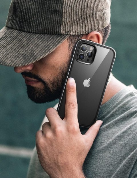 ETUI PRZEŹROCZYSTE CZARNE IPHONE 13 PRO MAX 6.7'